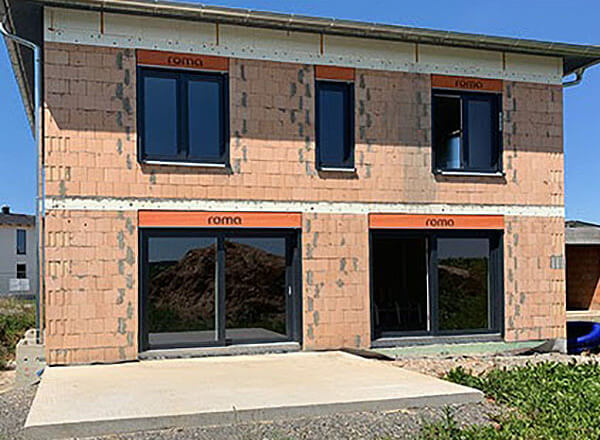 Schon beim Rohbau vertrauen Bauherren Benz Fensterbau