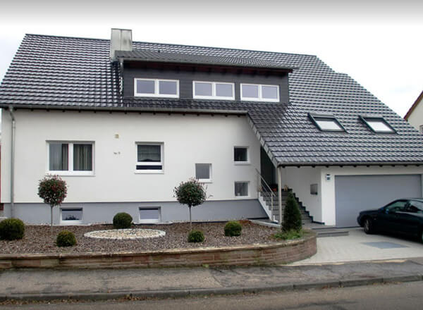 Haussanierung mit Fenstern von Fensterbau Benz.